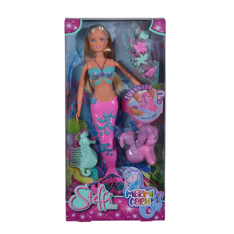 5733455 Лялька Штеффі "Русалонька" з підводним єдинорогом, що змінює колір, з аксес., 3+
