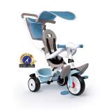 741400 Дитячий металевий велосипед  з козирком, багажником та сумкою, блакитний, 66х49х100 см, 10 міс.+ small