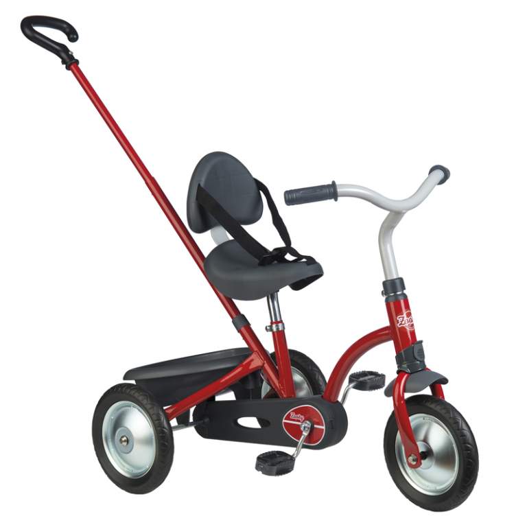 740800 Дитячий металевий велосипед з Зукі багажником, червоний, 16 міс.+