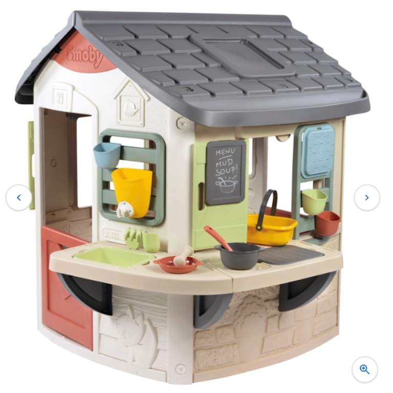 7600810505 Будинок Smoby Life "Садівник" з кухнею та мийкою, 16 аксес., 132х144х140 см, 2+