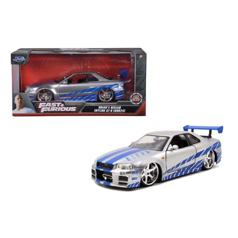9397158314R00 Машина металева Jada &quot;Форсаж&quot; Ніссан Скайлайн GT-R (2002), масш. 1:24, 8+