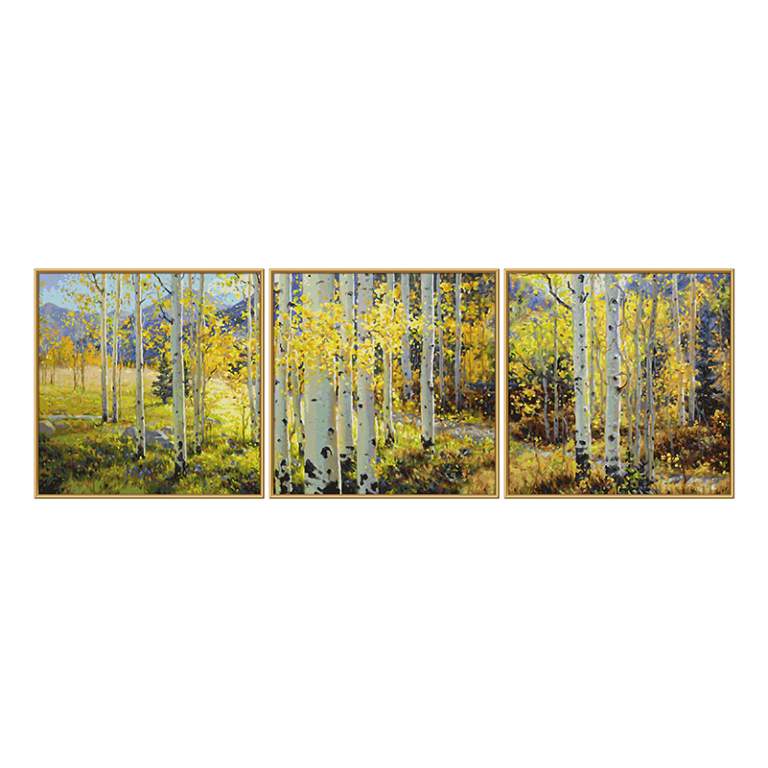 9470829 Художній творчий набір-триптих "Золотий жовтень", 3 картини, 40х120 см, 12+