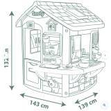 7600810505 Будинок Smoby Life "Садівник" з кухнею та мийкою, 16 аксес., 132х144х140 см, 2+ (2797) small