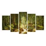 9450832 Художній творчий набір-поліптих "Наш ліс", 5 картин, 132х72 см, 12+ small