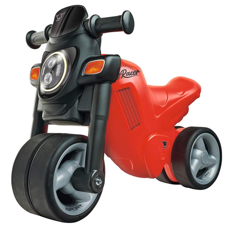 0056386 Мотоцикл для катання малюка &quot;Спортивний стиль&quot; зі звук. ефектом, червоний, 18 міс.+