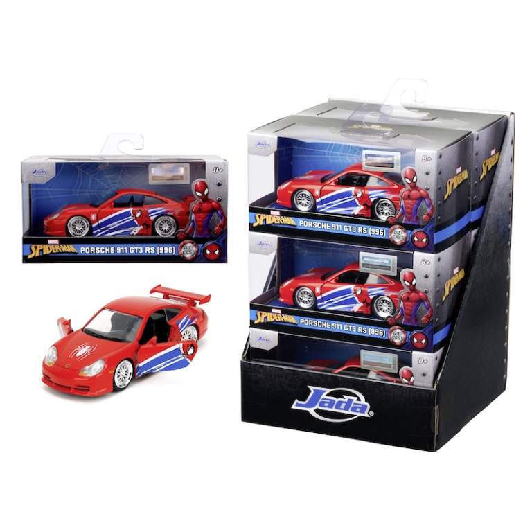 253222020 Машина металева Jada &quot;Марвел. Людина-Павук&quot; Порше 911 GT3 RS (996), масш. 1:32, 8+