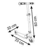 7600750379 Дитячий самокат "Дісней Стіч" розкладний з метал. рамою, двоколіс., 70х32х83 см, 5+ (2815) small