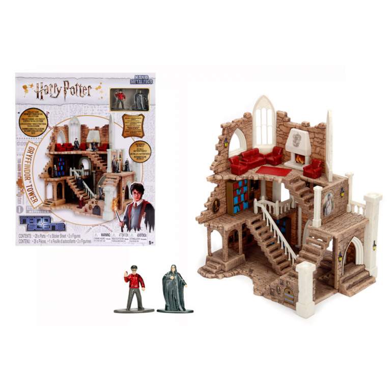 253185001 Ігровий набір "Гаррі Поттер. Грифіндорська вежа" з фігурками Гаррі та Снейпа, розмір 20 х 30 х 26 см, 5+