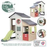 7600811100 Будинок Smoby Life двокімнатний "Веселі пригоди", з гіркою, драбиною, 186х174х202 см, 2+ (2884) small