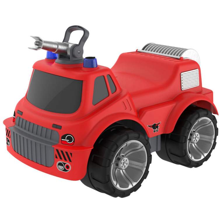0055815 Машинка для катання малюка "Пожежна" червона, з водним ефектом, 24міс.+