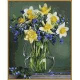 9130789 Художній творчий набір Букет весняних квітів 40х50 см 12+ small