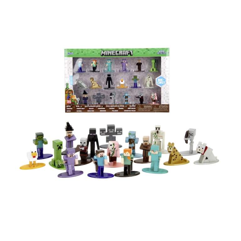 9335846314R00 Набір фігурок металевих колекційних "Майнкрафт 12", висота 4 см, 18 шт, 3+ 9335846314R00 Набір фігурок металевих колекційних "Майнкрафт 12", висота 4 см, 18 шт, 3+