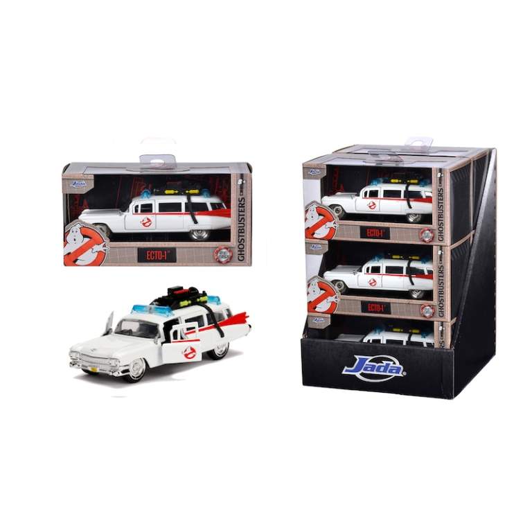 9399748314R01 Машина металева Jada "Мисливці за привидами" ЕКТО-1, біла, масш. 1:32, 8+