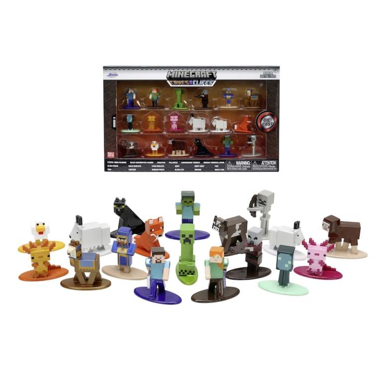 9333694314R00 Набір фігурок металевих колекційних &quot;Майнкрафт&quot;, серія 8, висота 4 см, 18 шт, 3+