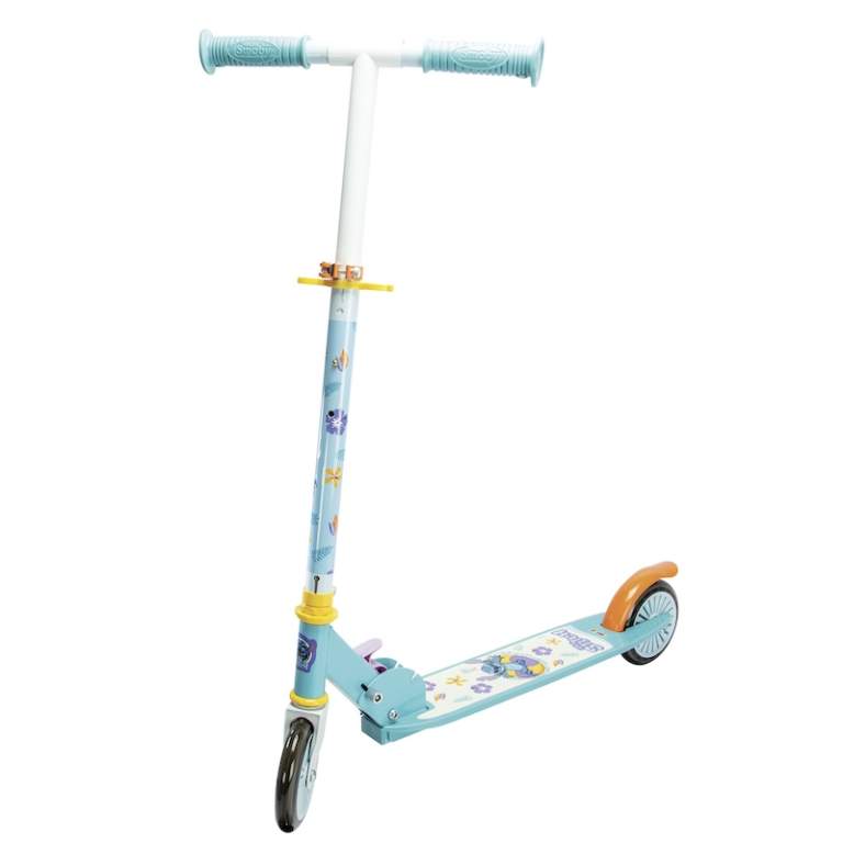7600750379 Дитячий самокат "Дісней Стіч" розкладний з метал. рамою, двоколіс., 70х32х83 см, 5+