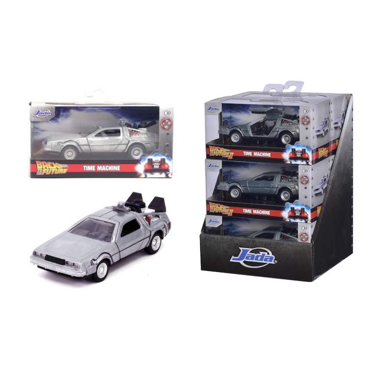 9332185314R00 Машина металева Jada "Назад у майбутнє 1" Машина часу, сіра, масш. 1:32, 8+