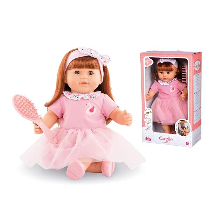 9000130230 Лялька Corolle  Ембер, що відкриває очі, з ароматом ванілі, з щіткою для волосся, вис. 36 см, 3+