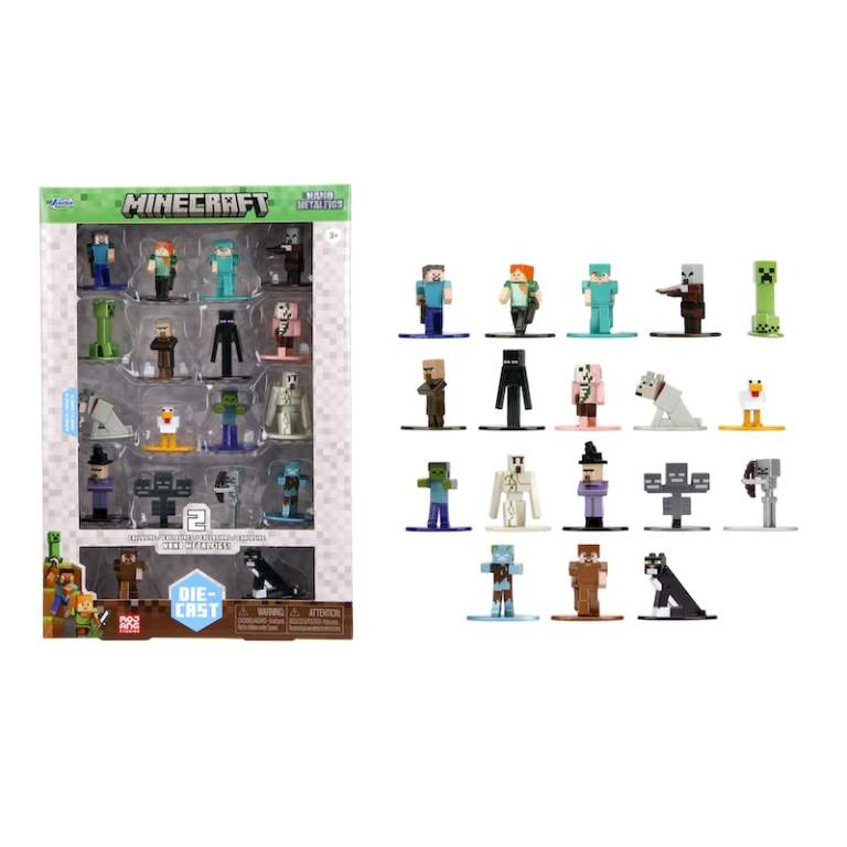 9336788314R00 Набір фігурок металевих колекційних &quot;Майнкрафт 14&quot;, висота 4 см, 18 шт, 3+